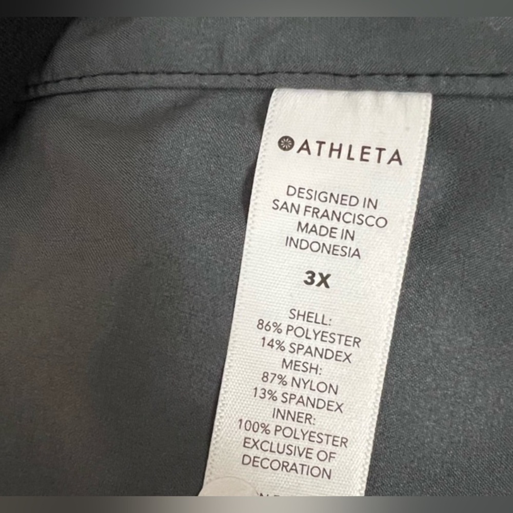 NWT Athleta Camo Printed Mesh Racer Run Short 4" Plus Size 3X Recycled Poly - Picture 14 of 14